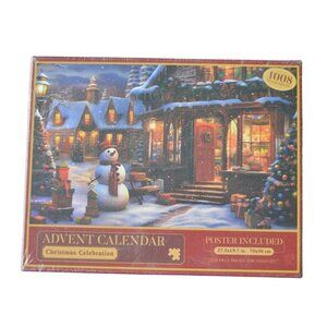 Advent Calendar Jigsaw Puzzle 1008 Pieces Christmas Celebration Theme Includes P